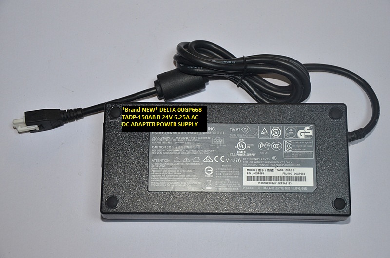 *Brand NEW* 00GP668 DELTA 24V 6.25A TADP-150AB B AC DC ADAPTER POWER SUPPLY - Click Image to Close